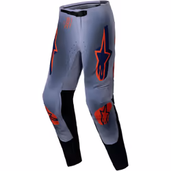 Alpinestars Supertech Lipan Pantaloni da motocross, grigio-arancione, dimensione 32 per uomo