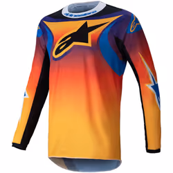 Alpinestars Fluid Wurx Maglia da motocross, multicolore, dimensione M per uomo