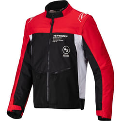 Alpinestars Pro-Dura Giacca da motocross, nero-bianco-rosso, dimensione S per uomo