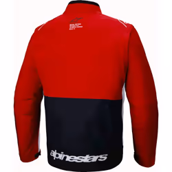 Alpinestars Lite-Dura Softshell Giacca da motocross, nero-bianco-rosso, dimensione L per uomo