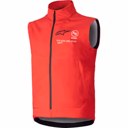 Alpinestars Techstar Softshell Gilet da motocross, rosso, dimensione XL per uomo
