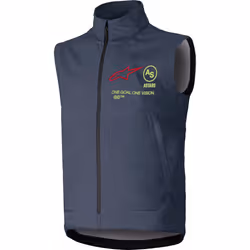 Alpinestars Techstar Softshell Gilet da motocross, grigio, dimensione S per uomo