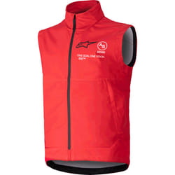 Alpinestars Techstar Softshell Gilet da motocross per ragazzi, rosso, dimensione L