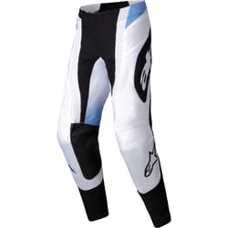 Alpinestars Techstar Melt Pantaloni da motocross, nero-bianco-blu, dimensione 34 per uomo