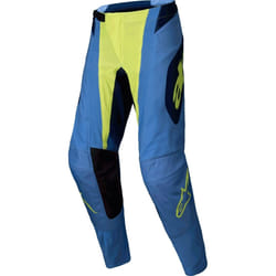Alpinestars Techstar Melt Pantaloni da motocross, blu-giallo, dimensione 36 per uomo