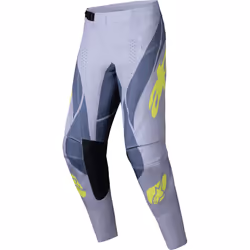 Alpinestars Techstar Dreem Pantaloni da motocross, grigio-giallo, dimensione 32 per uomo
