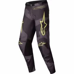 Alpinestars Racer Hollow Pantaloni da motocross, grigio-giallo, dimensione 32 per uomo