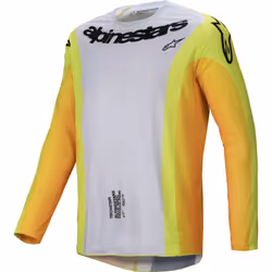 Alpinestars Techstar Melt Maglia da motocross, nero-giallo, dimensione 2XL per uomo - Vista aggiuntiva 2