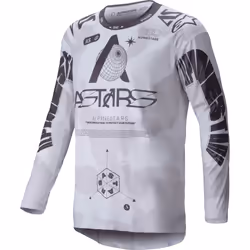 Alpinestars Racer Hollow Maglia da motocross, grigio, dimensione S per uomo