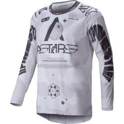 Alpinestars Racer Hollow Maglia da motocross, grigio, dimensione S per uomo