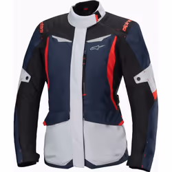 Alpinestars Stella ST-1 impermeabile Giacca tessile moto da donna, nero-rosso-blu, dimensione M per donne - Vista aggiuntiva 2