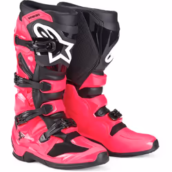 Alpinestars Tech 7 Stivali da motocross, nero-rosa, dimensione 45 46 per uomo
