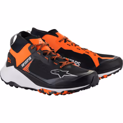 Alpinestars Meta XR V2 Scarpe, nero-bianco-arancione, dimensione 45 per uomo