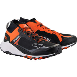Alpinestars Meta XR V2 Scarpe, nero-bianco-arancione, dimensione 45 per uomo