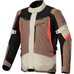 Alpinestars ST-1 impermeabile Giacca tessile moto, nero-marrone, dimensione S per uomo