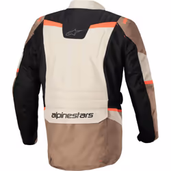 Alpinestars ST-1 impermeabile Giacca tessile moto, nero-marrone, dimensione S per uomo
