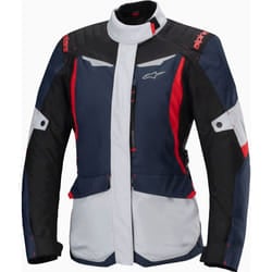 Alpinestars Stella ST-1 impermeabile Giacca tessile moto da donna, nero-rosso-blu, dimensione S per donne