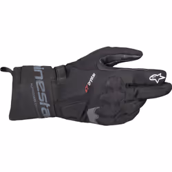 Alpinestars WT-3 Drystar Guanti da moto impermeabili, nero, dimensione S per uomo