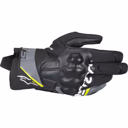 Alpinestars Corozal V3 Drystar Guanti da moto impermeabili, nero-grigio-giallo, dimensione 3XL per uomo - Vista aggiuntiva 2