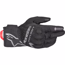 Alpinestars Crestone GTX Guanti da moto impermeabili, nero, dimensione 2XL per uomo