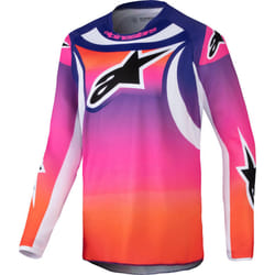 Alpinestars Fluid Wurx Maglia Motocross Giovanile, multicolore, dimensione XL