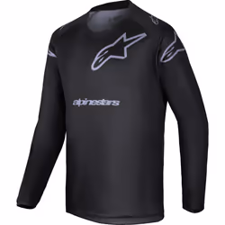 Alpinestars Racer Graphite Maglia Motocross Giovanile, grigio, dimensione L