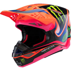 Alpinestars Supertech M10 Deegan Monster Casco da motocross, multicolore, dimensione L per uomo