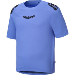 Alpinestars A-Aria Polartec Baja Elite Maglia da bicicletta a maniche corte, blu, dimensione L per uomo