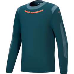 Alpinestars A-Dura Dri Wool Maglia da bicicletta a maniche lunghe, verde, dimensione L per uomo