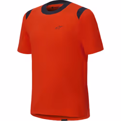 Alpinestars A-Dura Dri Wool Maglia da bicicletta a maniche corte, arancione, dimensione L per uomo