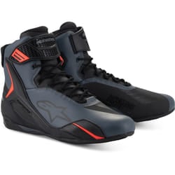 Alpinestars Faster-4 Scarpe da moto, nero-grigio-rosso, dimensione 43 per uomo