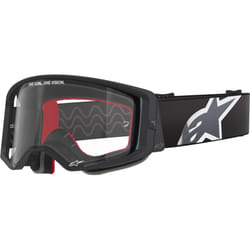 Alpinestars Supertech Corp Absolute Vision Stripe Occhiali da motocross, nero-grigio per uomo