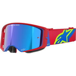 Alpinestars Supertech Corp Absolute Vision Mirror Occhiali da motocross, rosso-blu per uomo