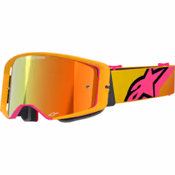 Alpinestars Supertech Corp Absolute Vision Mirror Motocross Brille, arancione per uomo