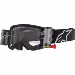 Alpinestars Vision 8 Corp Roll-Off Occhiali da motocross, nero per uomo