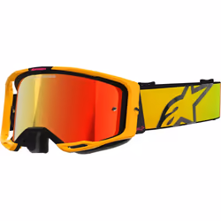 Alpinestars Vision 8 Corp Mirror Occhiali da motocross, giallo per uomo