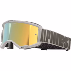 Alpinestars Vision 5 Hollow Mirror Occhiali da motocross, grigio per uomo