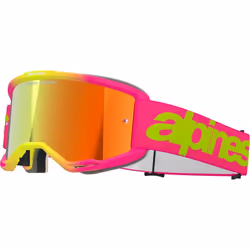 Alpinestars Vision 5 Wordmark Mirror Occhiali da motocross, rosa per uomo