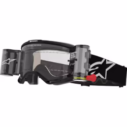Alpinestars Vision 5 Corp Roll-Off Occhiali da motocross, nero per uomo
