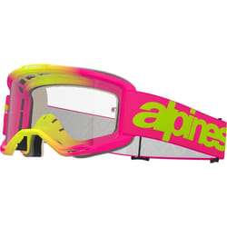 Alpinestars Vision 5 Wordmark Occhiali da motocross, rosa per uomo