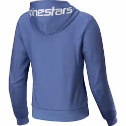 Alpinestars Stella Chrome V2 Sport Felpa con cappuccio e zip da moto da donna, blu, dimensione M per donne