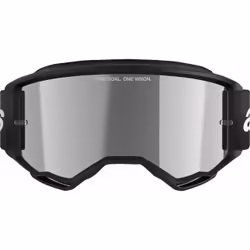 Alpinestars Vision 3 Wordmark Mirror Occhiali da motocross, nero per uomo