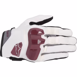 Alpinestars Chrome Guanti da moto da donna, bianco-rosso, dimensione M per donne - Vista aggiuntiva 2