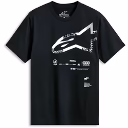 Alpinestars Geografica Maglietta, nero, dimensione S per uomo