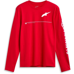 Alpinestars Committed Maglietta a maniche lunghe, rosso, dimensione L per uomo