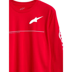 Alpinestars Committed Maglietta a maniche lunghe, rosso, dimensione XL per uomo