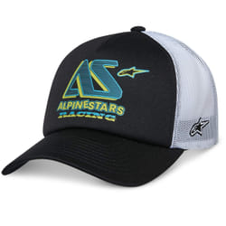 Alpinestars Ayess Cappellino da camionista, nero-bianco per uomo