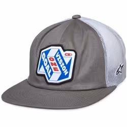 Alpinestars That Way Cappellino da camionista, grigio-bianco per uomo