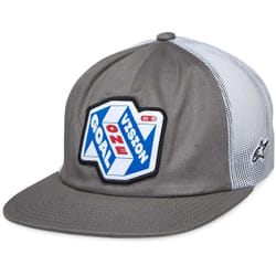 Alpinestars That Way Cappellino da camionista, grigio-bianco per uomo