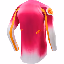 Alpinestars Supertech Mig LE Maglia da motocross, bianco-rosa, dimensione XL per uomo